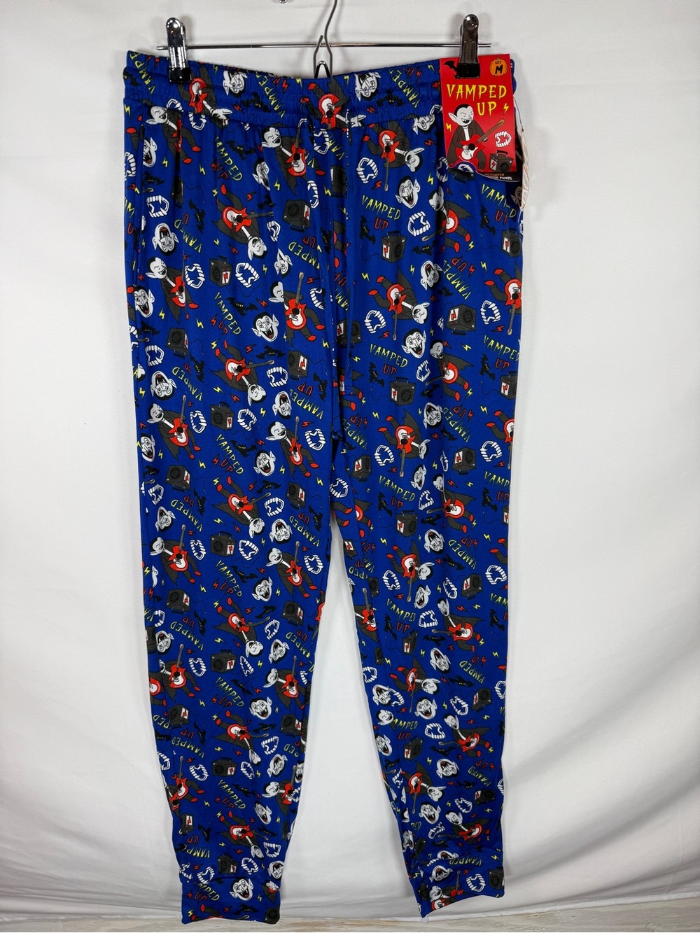 NWT Main and Local "Vamped Up" Halloween Rocker Vampire Lounge Pants medium M